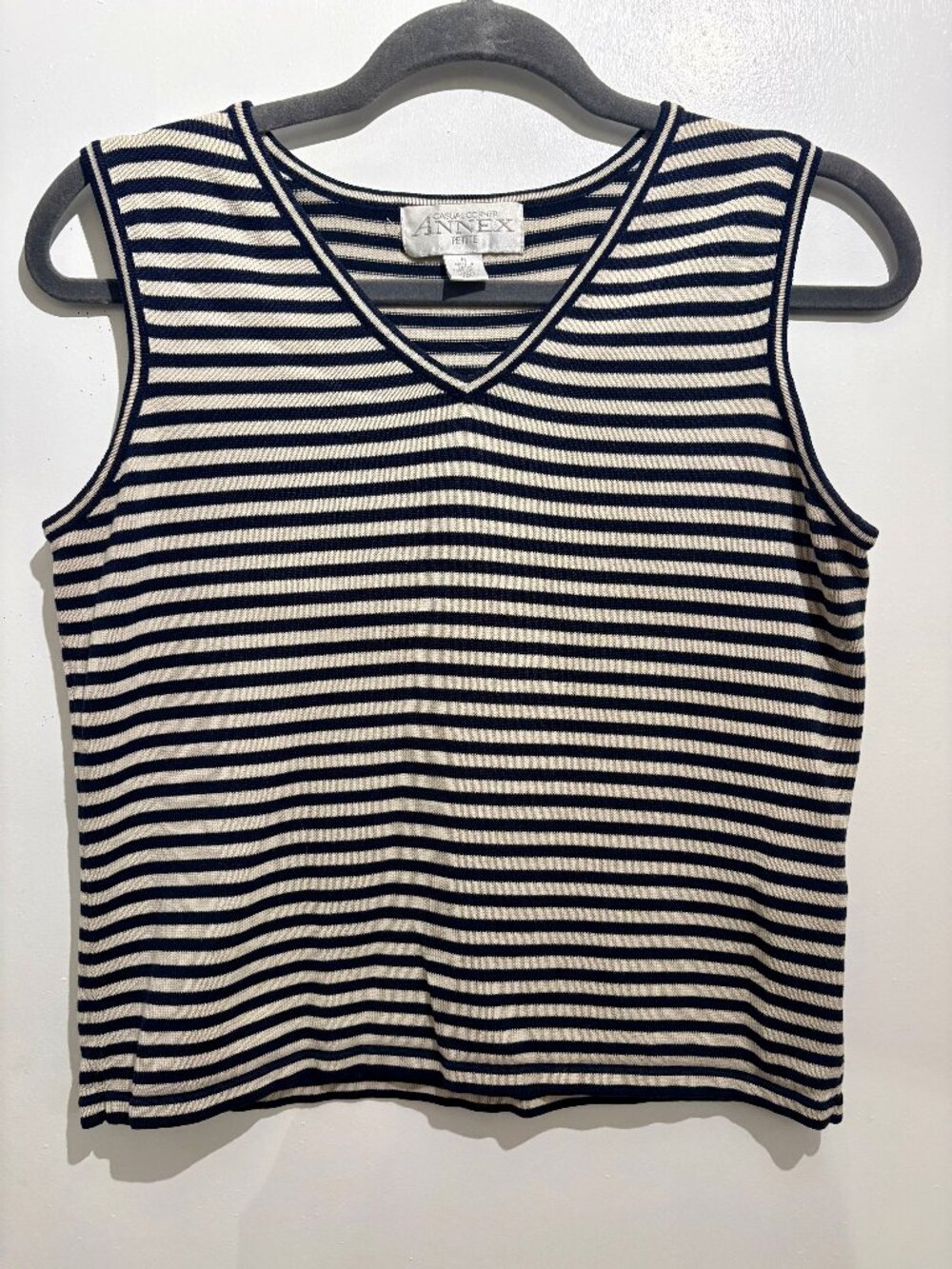 Vintage 90s Casual Corner Annex Cropped Tank - Size Petite Medium